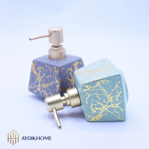 جا مایع سرامیکی مکعبی طرح سنگ