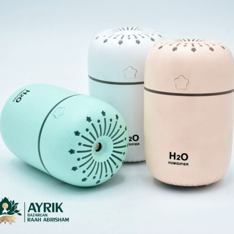 💧🌸 مینی بخور سرد H²O (رطوبت‌ساز شخصی) | دستگاه بخور کوچک فانتزی با رنگ‌بندی متنوع